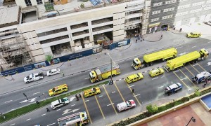 آتش سوزی در برج سلافه دبی در دبی مارینا - medium