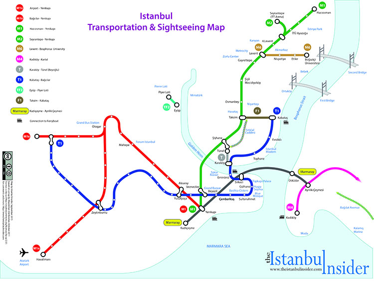 مهمترین ایستگاه های متروی استانبول