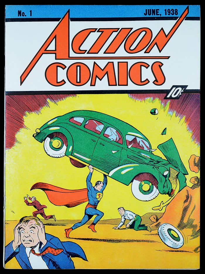 اولین شماره اکشن کامیکز و اولین حضور سوپرمن